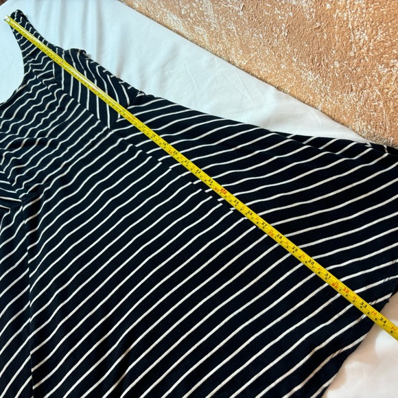 Mossimo Dress Striped Symmetrical Pattern Flowy Tank Summer Dress Blue Size S/P - Picture 10 of 10